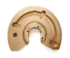 Bi metal CNC hydraulic valve plate parts machining Asia sourcing OEM supplier China sourcing